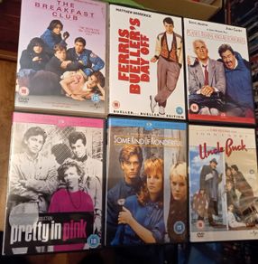 John Hughes Dvd Collection Classic 80's Movies Ferries Bueller Breakfast Club Pretty In Pink Etc