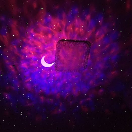 Bluetooth speaker with LED Projection Lamp Galaxy Star Projector Night Light Lamp Ocean Starry Nebula/ Laser Star/ Moon Projection, USB Charging, for Wedding, Party, Kids Room, Birthday