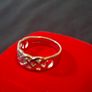 Nice Celtic Knot 925 Sterling Silver Ring made in Ireland Image 3