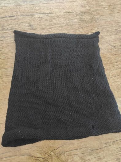 Medicine Black Knit Snood & Long Ribbed Scarf Set (One Size)
