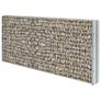 2D Gabion Fence Galvanised Steel 2.008x1.03 m 6 m (Total Length) Silver Image 2