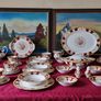 Rare 45 Piece Royal Albert Lady Hamilton Bone China Gold Gilt Dinner And Tea Service / Set For 6 Person Setting Made In England Image 2