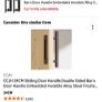 Bavaria black 5 panel barn door Image 7