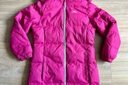 Pink Trespass girls coat 7-9Y