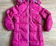 Pink Trespass girls coat 7-9Y