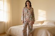 Brand New Hand Block Print Cotton Pajama Set: Ultra-Soft Cotton Night Dress Sleepwear
