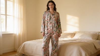 Brand New Hand Block Print Cotton Pajama Set: Ultra-Soft Cotton Night Dress Sleepwear