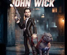John Wick & His Pitbull / Fan Art