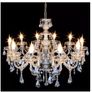 Elegant Crystal Chandelier Light 10 Arms  Crystal Ceiling Pendant Lamp Image 4