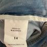 Kalisson Light Wash Turn Up HR Crop Jeans Image 6