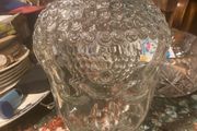 Large glass Buddha head free postage