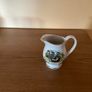 Vintage Arklow Pottery Ireland Cream Jug / Milk Jug, Spinning Wheel Scene Image 2