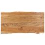 Dining Table 160x80x76 cm Solid Acacia Wood Image 2