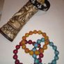 Orange Agate Bracelet Handmade Elastic Gemstone from Nepal Image 3