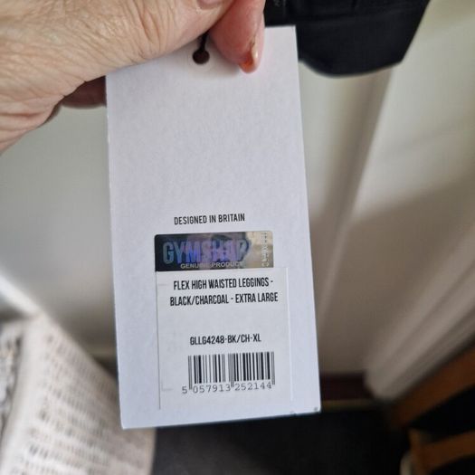 Gymshark bnwt black leggings size xl