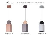 BRAND NEW 3 x Design Metal Ceiling Light Favourite Otium. Models 2212-1P, 2213-1P, 2269-1P