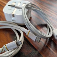genuine 20W USB C apple charger with 2 cables