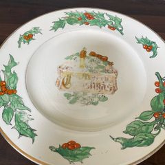 Vintage Christmas Plate