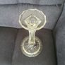 Candle Holder Vintage Glass Candle Stick Table Decor Image 2