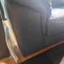 Deep Green Leather 3-Seater Sofa + 2 Matching Armchairs Image 5