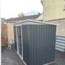 9ft x 4ft Metal Garden Storage Shed Tool House with Sliding Door Image 5