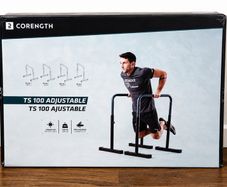 Home Gym Parallel Bars - TS 100 Adjustable Dip Station
