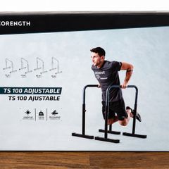 Home Gym Parallel Bars - TS 100 Adjustable Dip Station