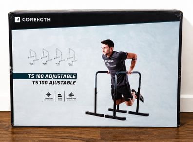 Home Gym Parallel Bars - TS 100 Adjustable Dip Station