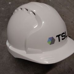 JSP EVO2 Vented Safety Helmet  White  Like New