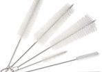 Cleaning Brush Set, Bottle Brush Cleaner, Tube Brushes, Water Bottle Cleaning Brush, Kitchen Wire Scrub Set for Nozzle Clean, Drinking Straw, Wine Bottle, Cup, Pipes, Keyboard, Set of 6