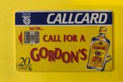 Callcard 1075 Gordons London Dry Gin
