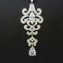 Vintage Style Crystal Dangle Silver Earrings Image 6