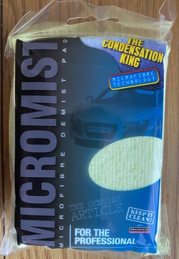Microfibre demist pad