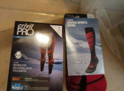 Ski gear.