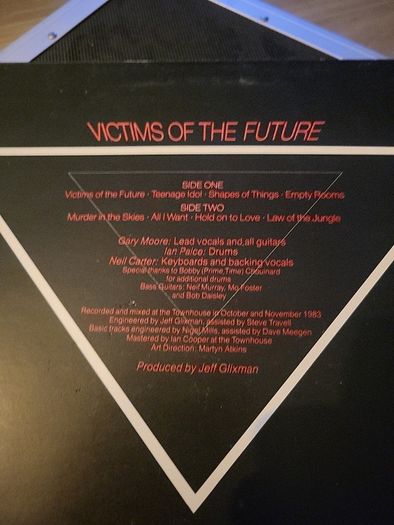 Gary Moore victims of the future vinyl