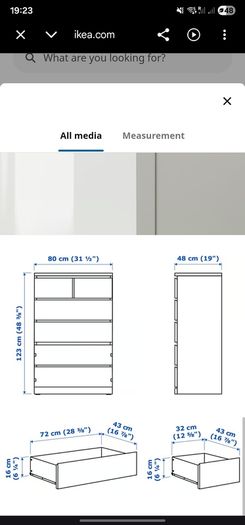 chest of drawers