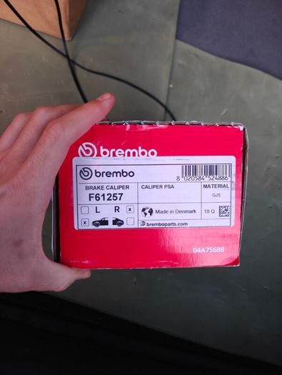 Brembo F61256 F61257 Front Calipers Citroen DS5 Peugeot - New Pair