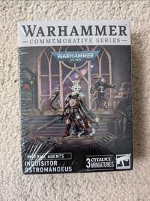 Warhammer Commemorative Series: Inquisitor Ostromandeus. New, still sealed.