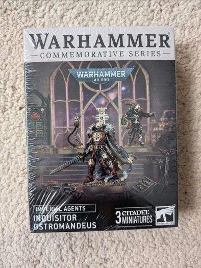 Warhammer Commemorative Series: Inquisitor Ostromandeus. New, still sealed.
