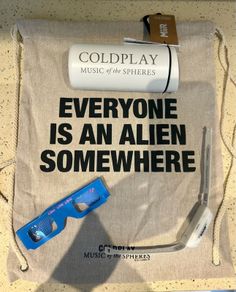 Coldplay Music of the spheres merchandise.