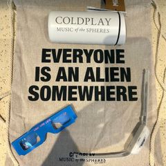 Coldplay Music of the spheres merchandise.