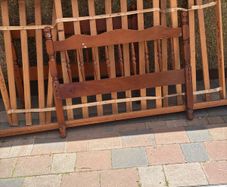 solid wood bed frame free to take away