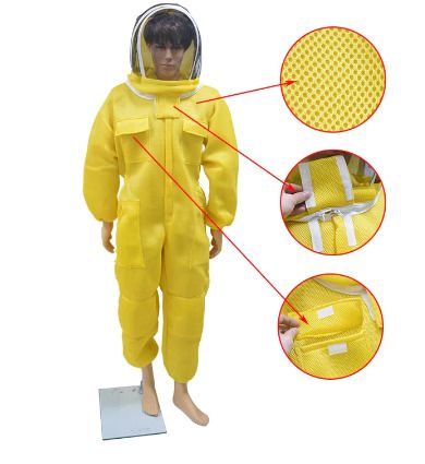 Professional Grade Preferred 3D Air Cotton Fabric Bee Suits Beekeeper Suits Beekeeping Suits