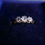Vintage 9Ct Yellow Gold 375 Cocktail  Ring 1,14g size J Image 5