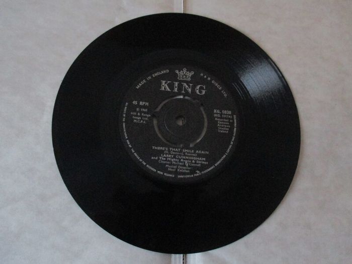 Larry Cunningham Theres That Smile Again 1965 Uk Pressing 45