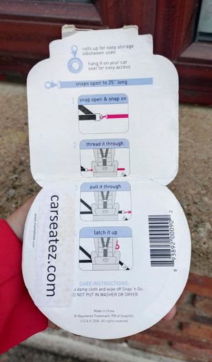 Snap N Go, Car Seat Strap (new).