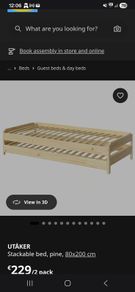 Ikea Utaker stackable bed