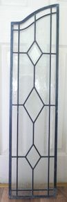 Antique Stunning  Leaded Stained Glass Window Art 39" x 9,5"