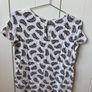 H&M women ladies short sleeve top Image 3