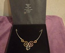 Hand Crafted Irish Made Triple Spiral Necklace by Kieran Cunningham